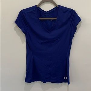 Women’s Under Armour blue workout t shirt